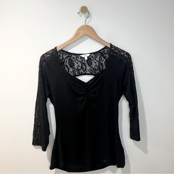 Candie's Tops - Candies | Black Lace Top